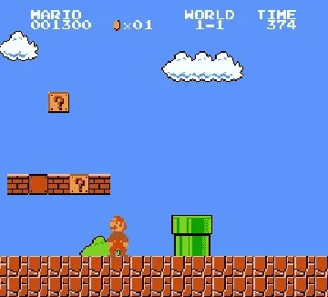 Super Mario Bros. (Europe) screen shot game playing